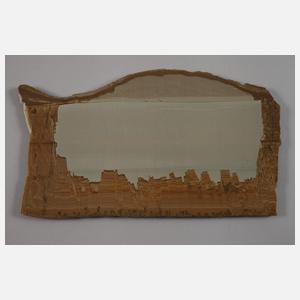 Zwei Segmente Landschaftsachat