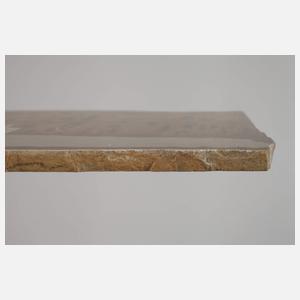 Zwei Segmente Landschaftsachat