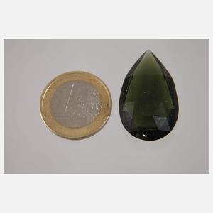 Facettierter Moldavit