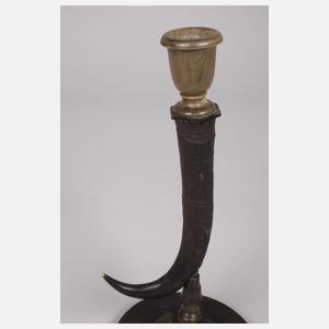 Paar jagdliche Leuchter