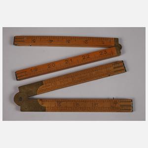 Konvolut historische Lineale