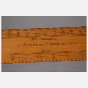 Konvolut historische Lineale