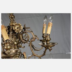 Großer Bronzelüster