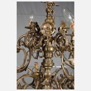 Großer Bronzelüster