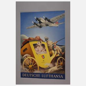 Werbeplakat Lufthansa