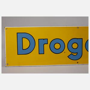 Emailleschild Drogerie