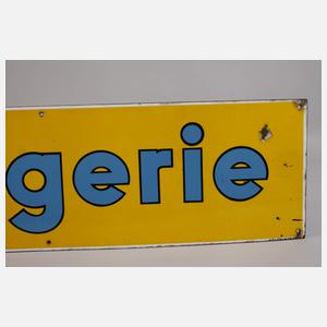 Emailleschild Drogerie