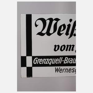 Emailleschild Brauerei Günnel