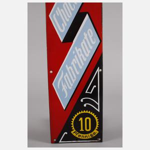 Emailleschild Gartmann Chocolade