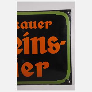 Emailleschild Zwickauer Vereinsbiere