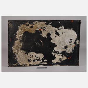 Emailleschild Burger