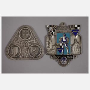 Konvolut Plaketten Automobil