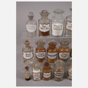 Konvolut Apothekergefäße