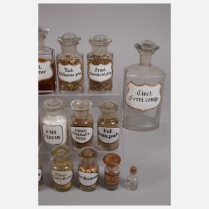Konvolut Apothekergefäße