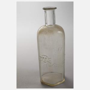 Drei historische Apothekerflaschen