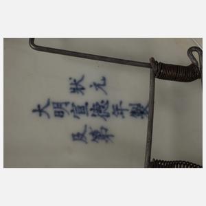 Schale mit Drachendekor