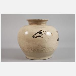 Vase Cizhou-Keramik