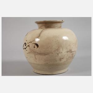 Vase Cizhou-Keramik