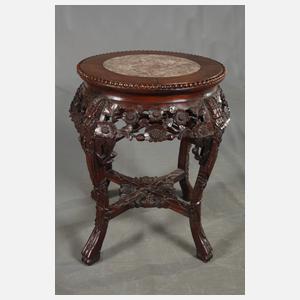 Bodenvase und Hocker