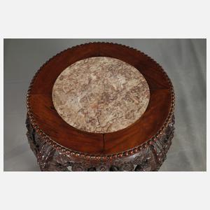 Bodenvase und Hocker