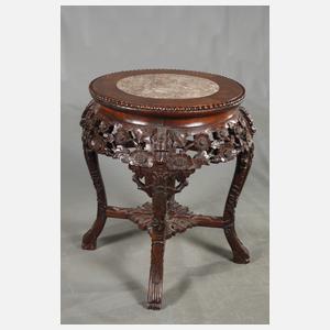 Bodenvase und Hocker