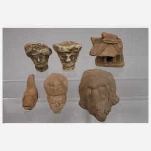 Konvolut Figurenfragmente