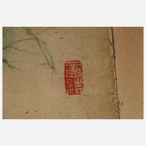 Zwei asiatische Zeichnungen