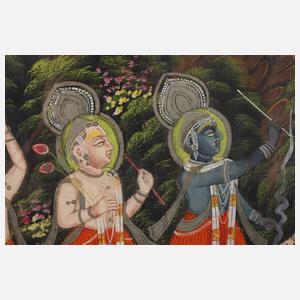 Krishna und die Gopis