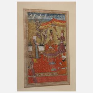 Paar Miniaturmalereien