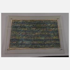 Zwei balinesische Gouachen