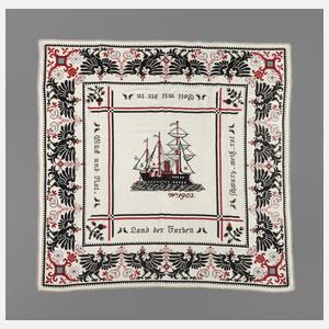 Patriotische Tischdecke Kaiserzeit