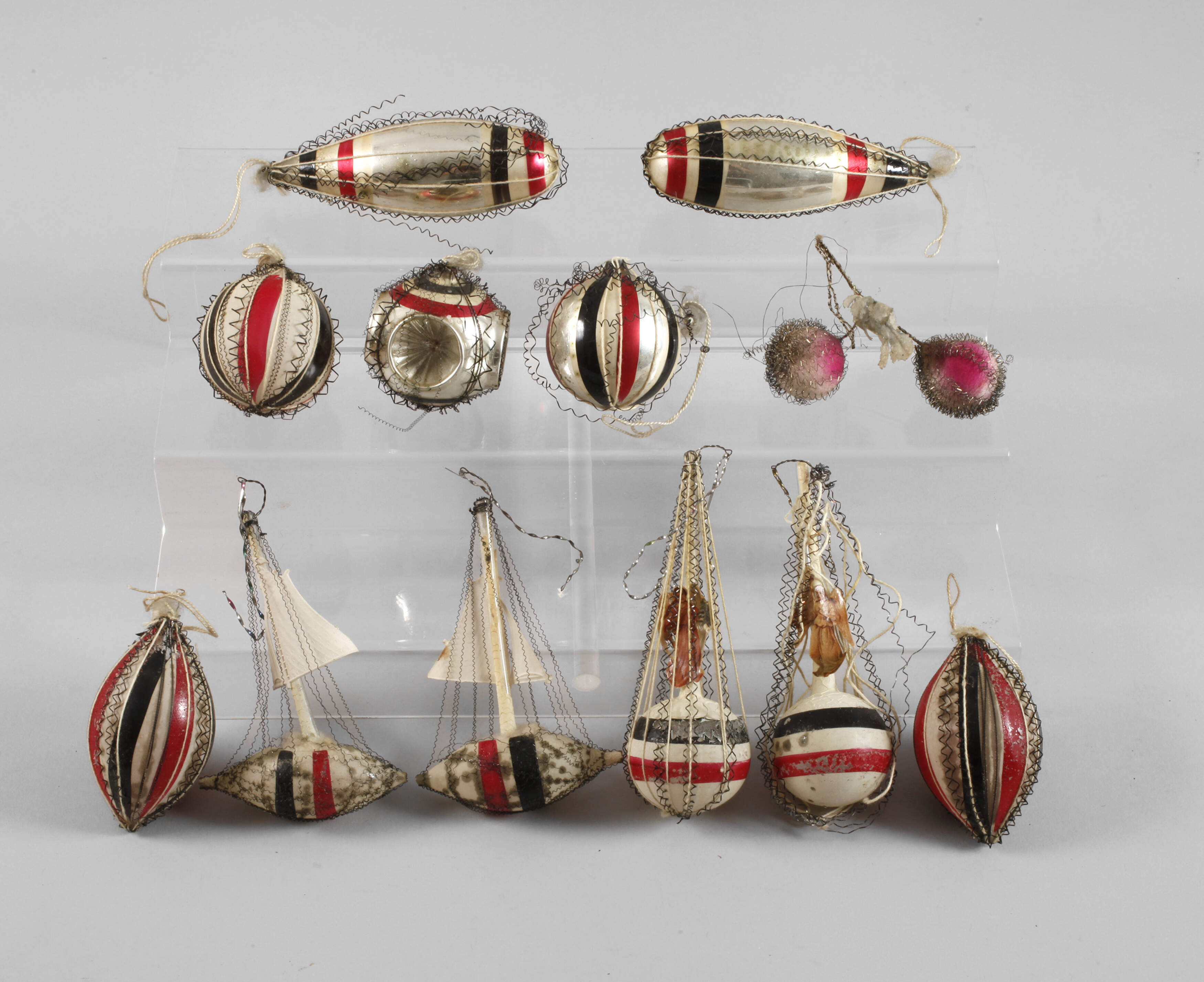 Patriotischer Christbaumschmuck Kaiserzeit