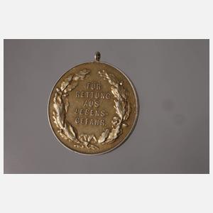 Lebensrettungsmedaille Sachsen Altenburg