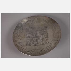 Konvolut Medaillen und Silberteller