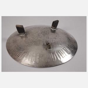 Konvolut Medaillen und Silberteller