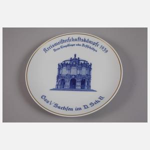 Meissen Schützenteller Gau Sachsen