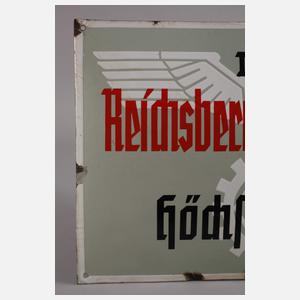 Emailleschild Reichsberufswettkampf