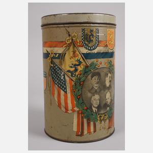 Patriotische Blechdose Siegermächte