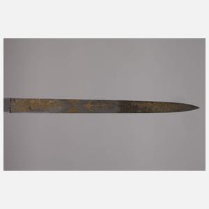 Marine-Kadettendolch mit Damastklinge