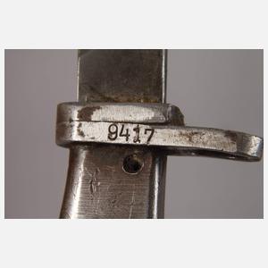 Notbajonett 1. Weltkrieg