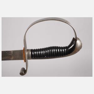 Artilleriesäbel Bayern mit geätzter Klinge