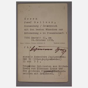 Zwei Autographen 3. Reich