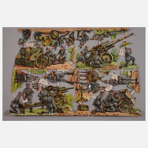 Konvolut patriotische Glanzbilder