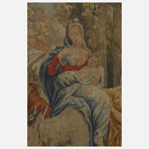 Gobelinmalerei "Flucht nach Ägypten"