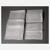 Tafelgarnitur Linien- und Spiraldekor111