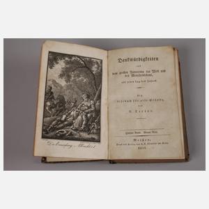 Drei Bücher mit Kupferstichen