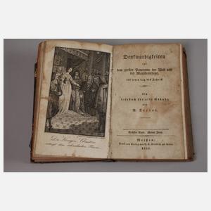 Drei Bücher mit Kupferstichen