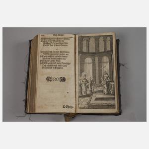 Drei Bücher mit Kupferstichen