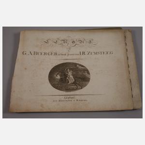 Sechs alte Notenbücher