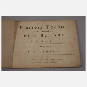 Sechs alte Notenbücher